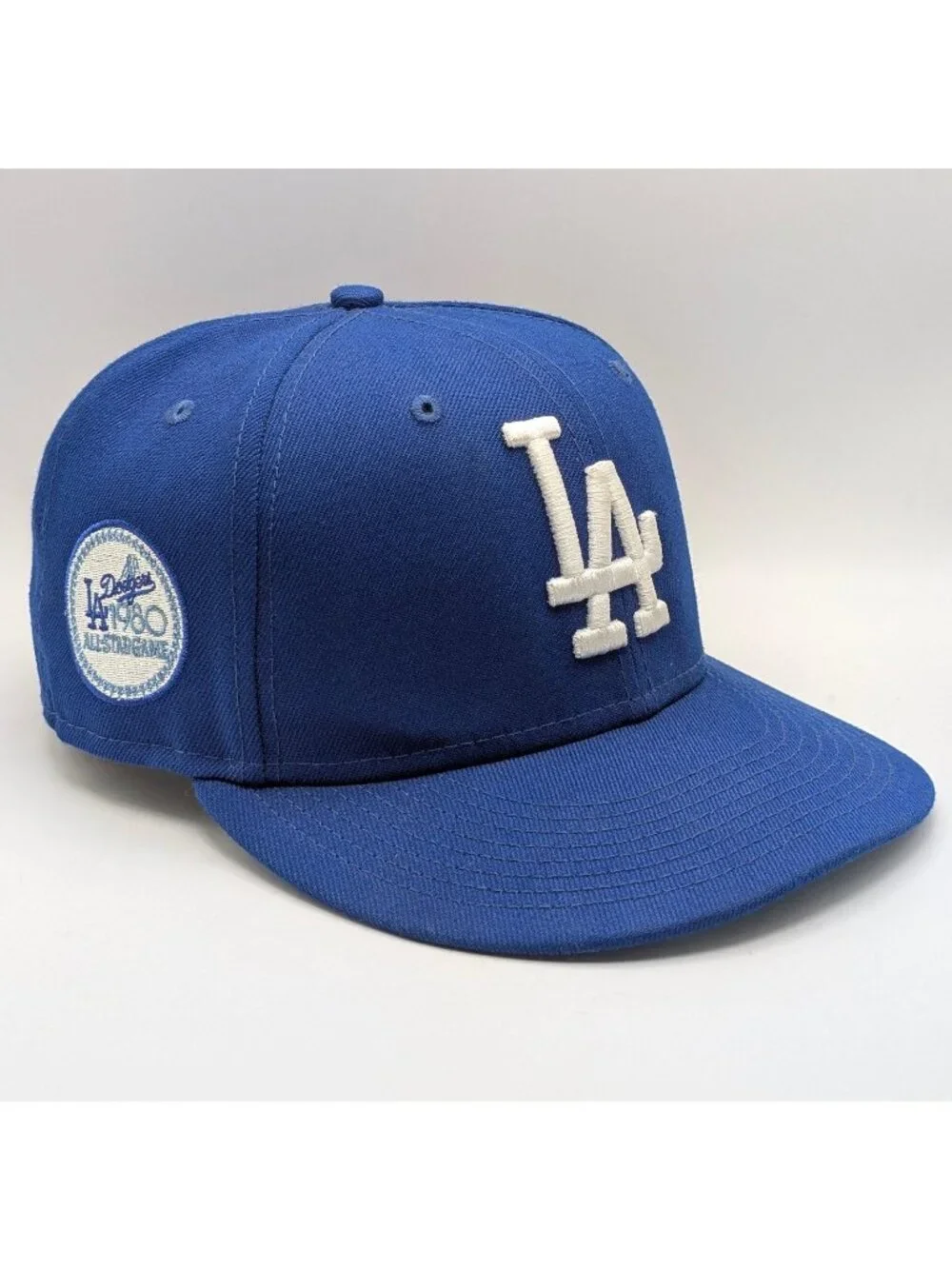 New Era 59FIFTY Los Angeles Dodgers Fitted Hat Blue LA 1980 All Star Game 7 1/4